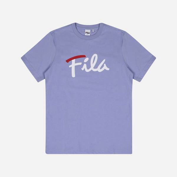 Fila Tričká Damske Siva - Cursive Logo S/S Vypredaj - Slovakia 95046-OYJG